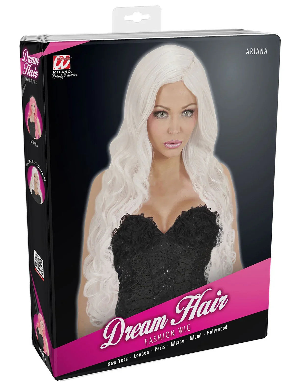 Peluca Blanca Larga Ondulada Pelucas Widmann